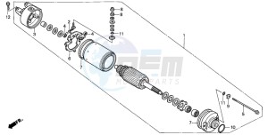 TRX300FW FOURTRAX 300 4X4 drawing STARTING MOTOR