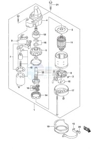 DF 60A drawing Starting Motor