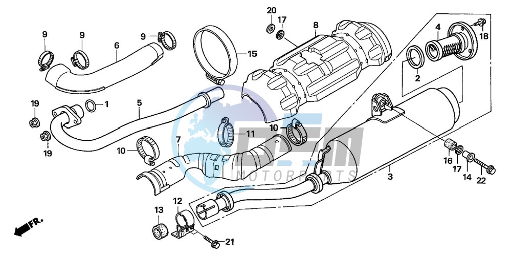 EXHAUST MUFFLER