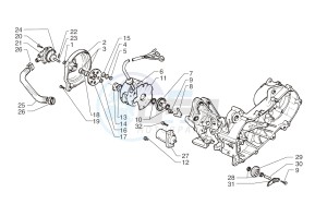 Ark LC LIMITED- Matt Black-Black 125 drawing Flywh.magn. - Water pump