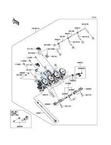 Z1000SX ABS ZX1000HDF FR GB XX (EU ME A(FRICA) drawing Throttle