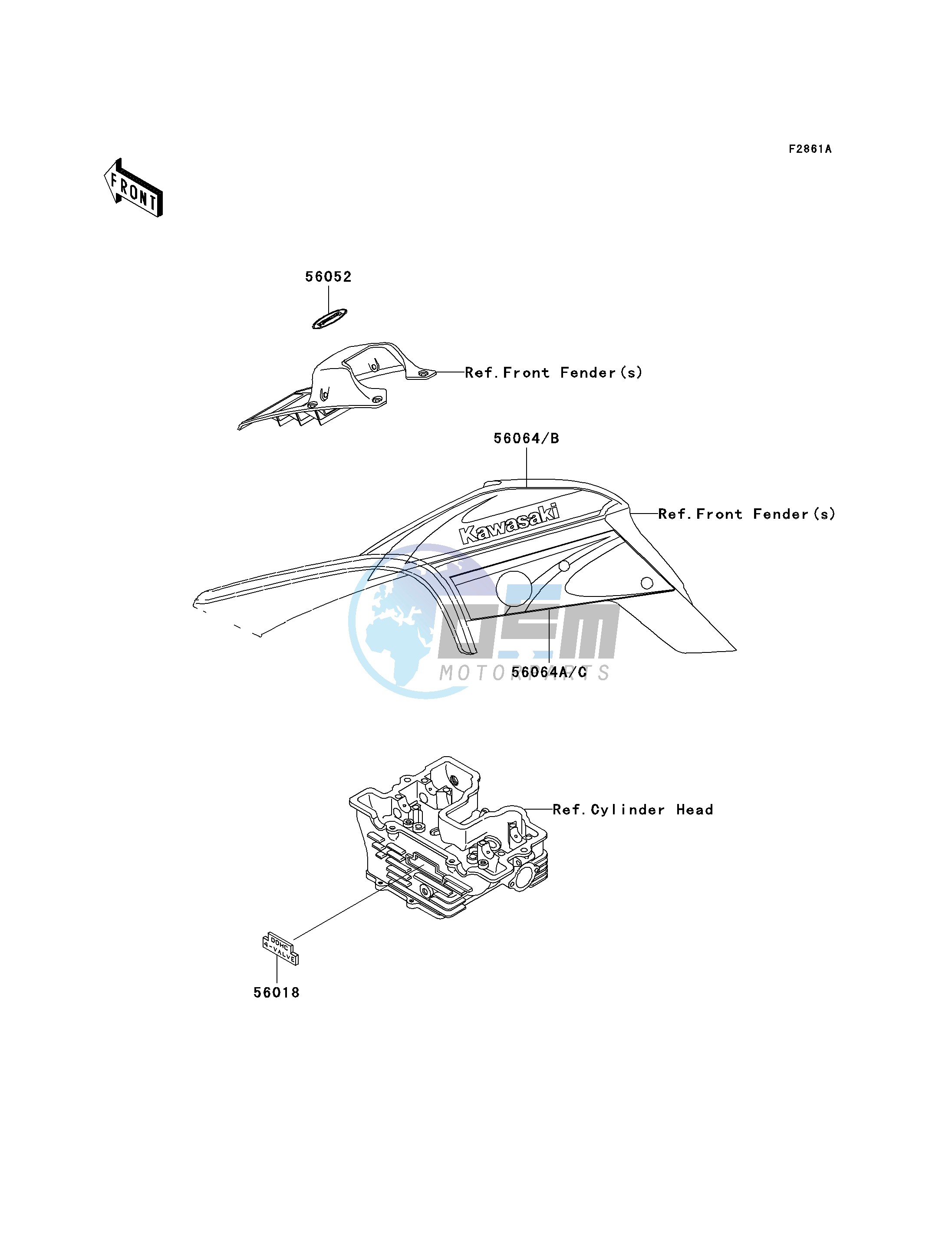 DECALS-- KSF250-A16- -