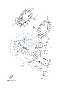 YFM450FWB YFM45KDXK (BJ59) drawing FRONT BRAKE CALIPER