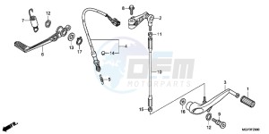 CBR1000RRC drawing PEDAL