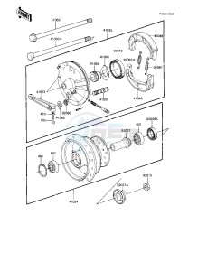 KE 175 D [KE175] (D4-D5) [KE175] drawing FRONT HUB_BRAKE -- 82-83 KE175-D4_D5- -