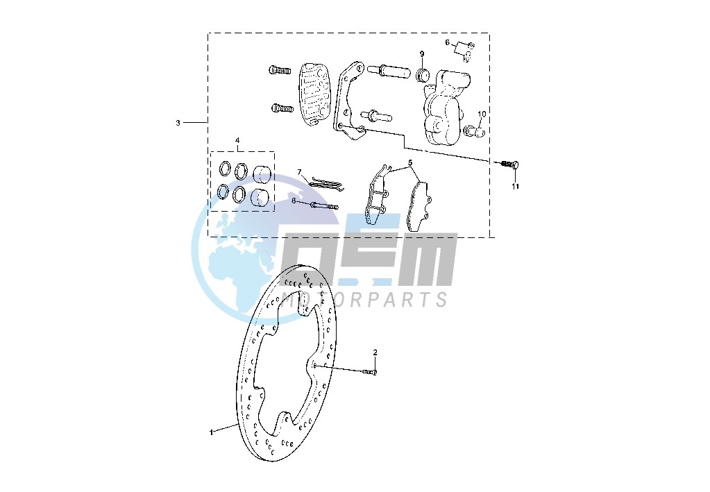 FRONT BRAKE CALIPER