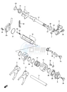 LT-A750XZ drawing GEAR SHIFTING