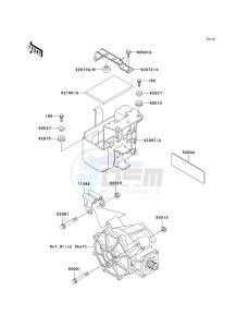 KLF 300 C [BAYOU 300 4X4] (C15-C17 C17 CAN ONLY) [BAYOU 300 4X4] drawing FRAME FITTINGS