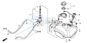 NVS504SH 502 drawing FUEL TANK