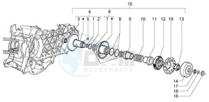 X8 125 PM36200-PM36300 drawing Driven pulley