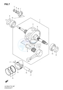 UH125 BURGMAN EU drawing CRANKSHAFT