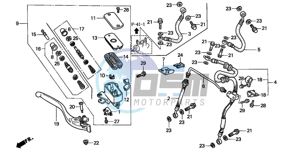 FR. BRAKE MASTER CYLINDER (ST1100A)