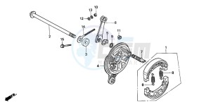 ST70 50 drawing REAR BRAKE PANEL