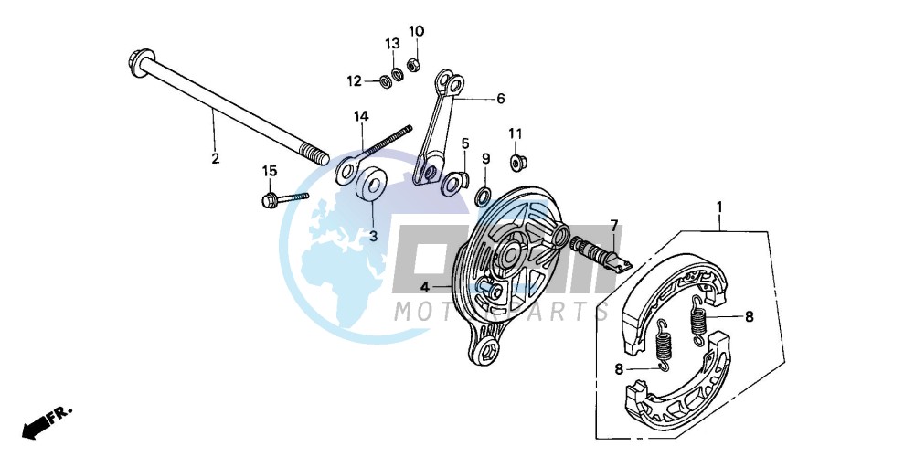 REAR BRAKE PANEL