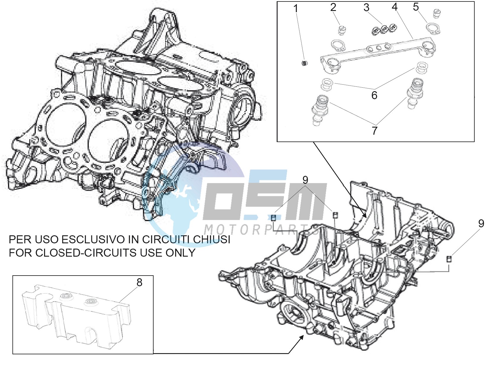 Crankcase assembly