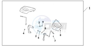 GL18009 Europe Direct - (ED) drawing PASSENGER ARMREST