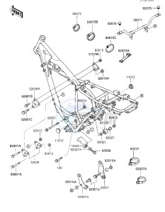 KXT 250 A [TECATE] (A1) [TECATE] drawing FRAME FITTINGS -- 84 A1- -