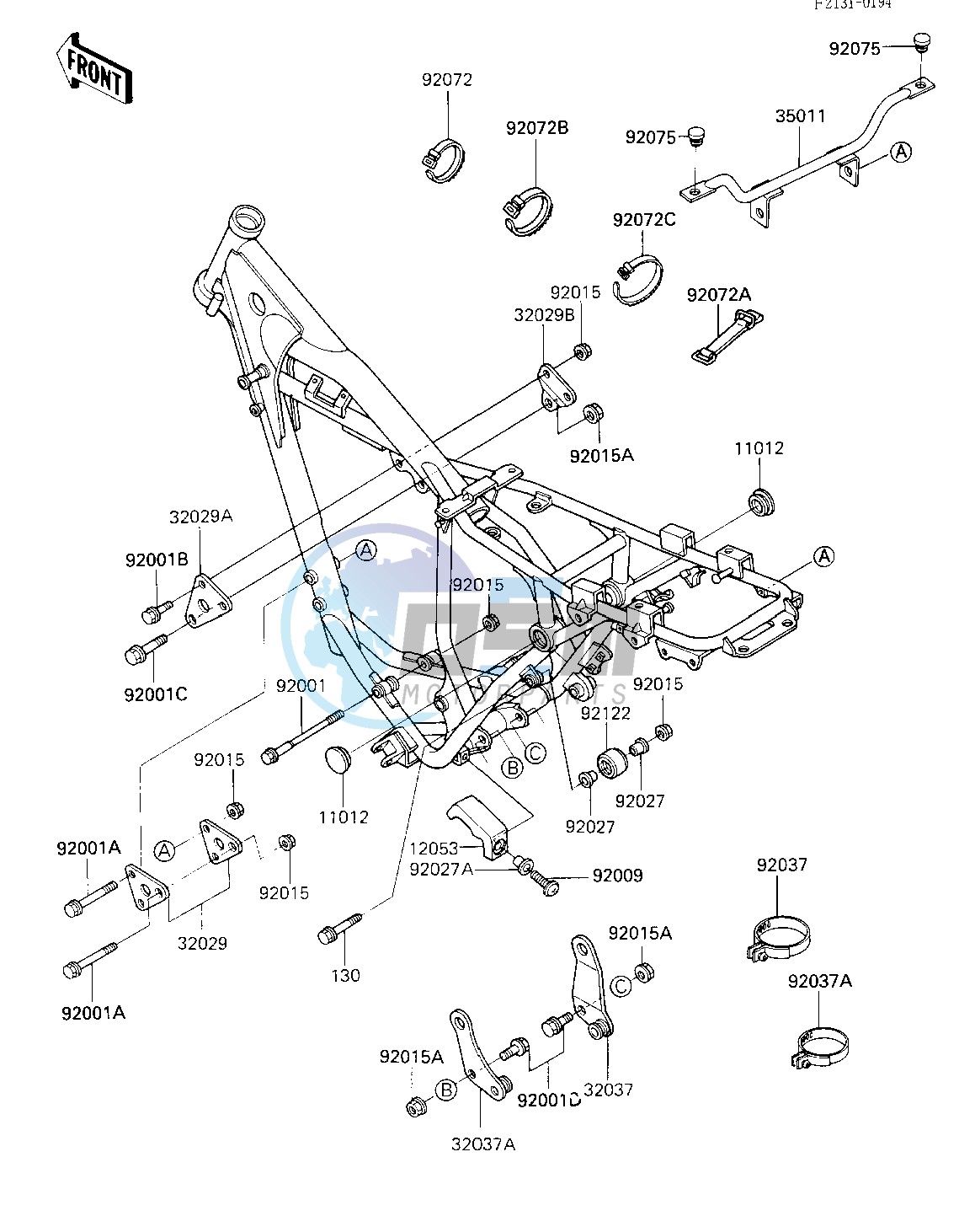 FRAME FITTINGS -- 84 A1- -