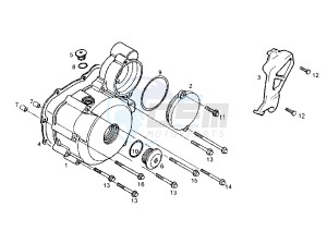 SENDA SM - 125 drawing IGNITION COVER