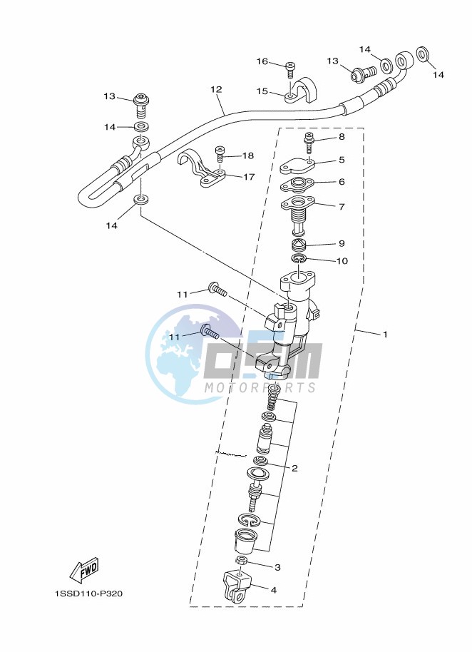 REAR MASTER CYLINDER