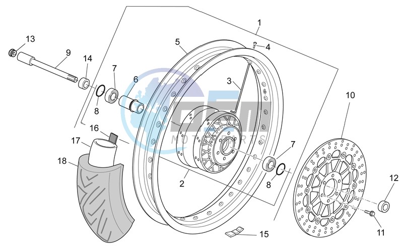 Front wheel I