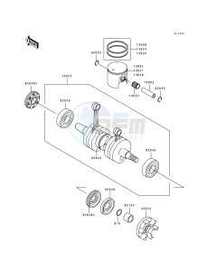 JS 750 A [750 SX] (A1-A4) [750 SX] drawing CRANKSHAFT_PISTON-- S- --- JS750-A3_A4- -