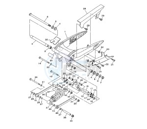 XV A MIDNIGHT STAR 1900 drawing REAR ARM