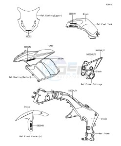 Z1000SX_ABS ZX1000MFF FR GB XX (EU ME A(FRICA) drawing Decals(Gray)