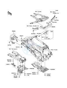 KFX450R KSF450BDF EU drawing Guard(s)