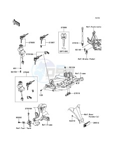 VERSYS KLE650CCF XX (EU ME A(FRICA) drawing Ignition Switch