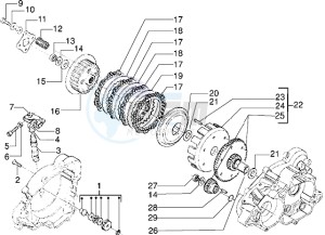 Surfer 50 drawing Clutch unit