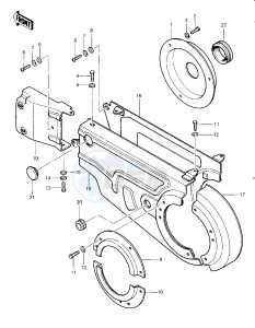 KLT 250 A [KLT250] (A2) [KLT250] drawing CHAIN CASE -- 83 A2- -