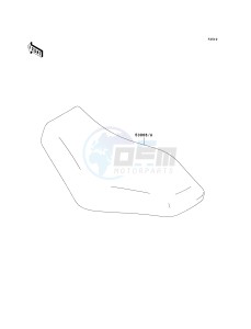 KVF 750 B (BRUTE FORCE 750 4X4I) (B6F-B7FA) B6F drawing SEAT