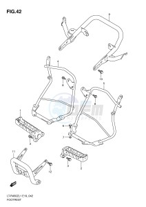 LT-R450 (E19) drawing FOOTREST (LT-R450ZL1 E19)