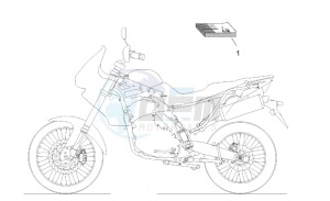 Pegaso 650 Carb drawing Operators handbook