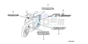 SH300AR9 UK - (E / ABS MKH SPC) drawing MARK