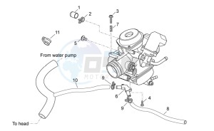 Atlantic 125 e3 drawing Carburettor III