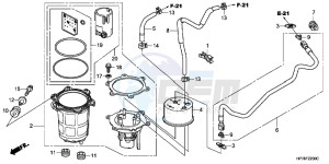 TRX420FPAC TRX420 ED drawing FUEL PUMP