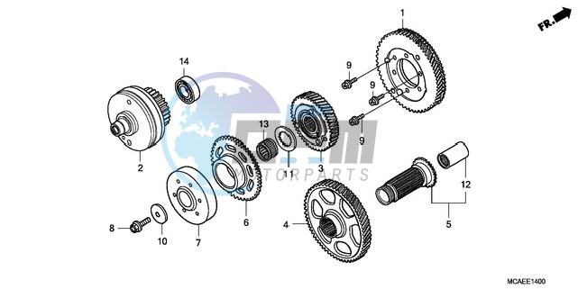 PRIMARY DRIVE GEAR