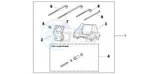 NC700DC Integra E drawing KIT  NAVI G3 ATT