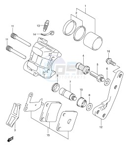 LT-F500F (E3-E28) drawing FRONT CALIPER