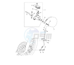 WR X 125 drawing FRONT MASTER CYLINDER