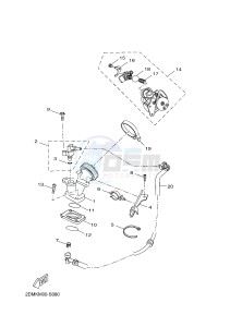 YPR125RA XMAX 125 ABS EVOLIS 125 ABS (2DMK 2DMK) drawing INTAKE