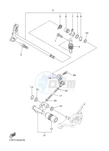 XVS950CU XVS950 XV950 R-SPEC (2DE3) drawing SHIFT SHAFT