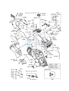 ZZR1400 ABS ZX1400FFFA FR GB XX (EU ME A(FRICA) drawing Fuel Tank