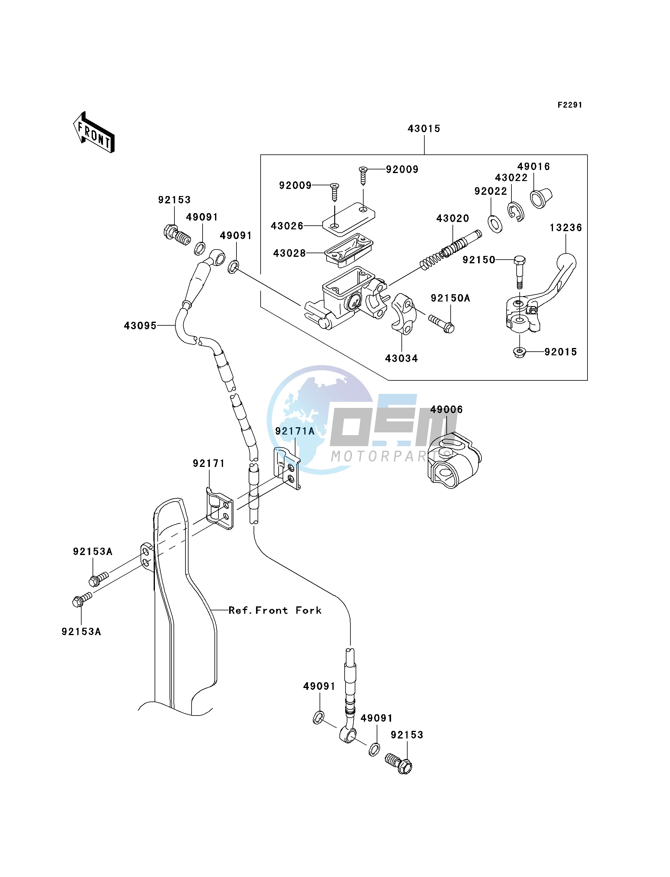 FRONT MASTER CYLINDER