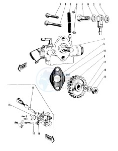 F4 [SIDEWINDER] 250 [SIDEWINDER] drawing OIL PUMP