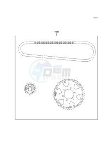 ZX 750 P [NINJA ZX-7R] (P1-P4) [NINJA ZX-7R] drawing CHAIN KIT