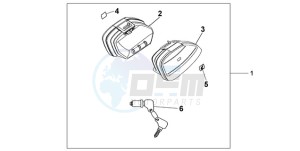 XL1000V9 E / MKH drawing NARROW PANNIER SET