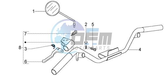 Handlebars component LH